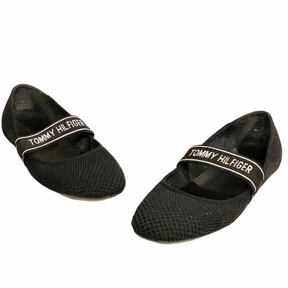 Tommy Hilfiger Womens Mary Jane Flats size  8 Black - Picture 1 of 7